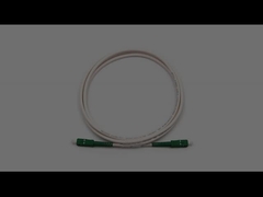SC/APC para SC/APC Simplex Modo Único LSZH Fibra Óptica Blindada Patch Cable 4.8mm Casaco Branco