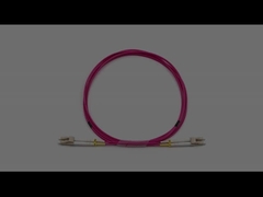 LC para LC Duplex Multimodo OM4 OFNR Fibra Óptica