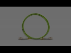 LC para LC Duplex Multimodo OM5 OFNR Fibra Óptica